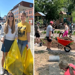 <strong>Beautification:</strong> <br>Litter pick-up and/or riverfront restoration