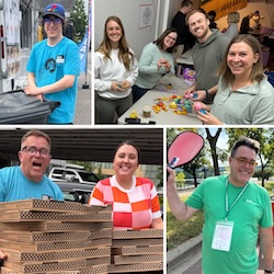 <strong>Community Engagement:</strong> <br>Volunteering at events